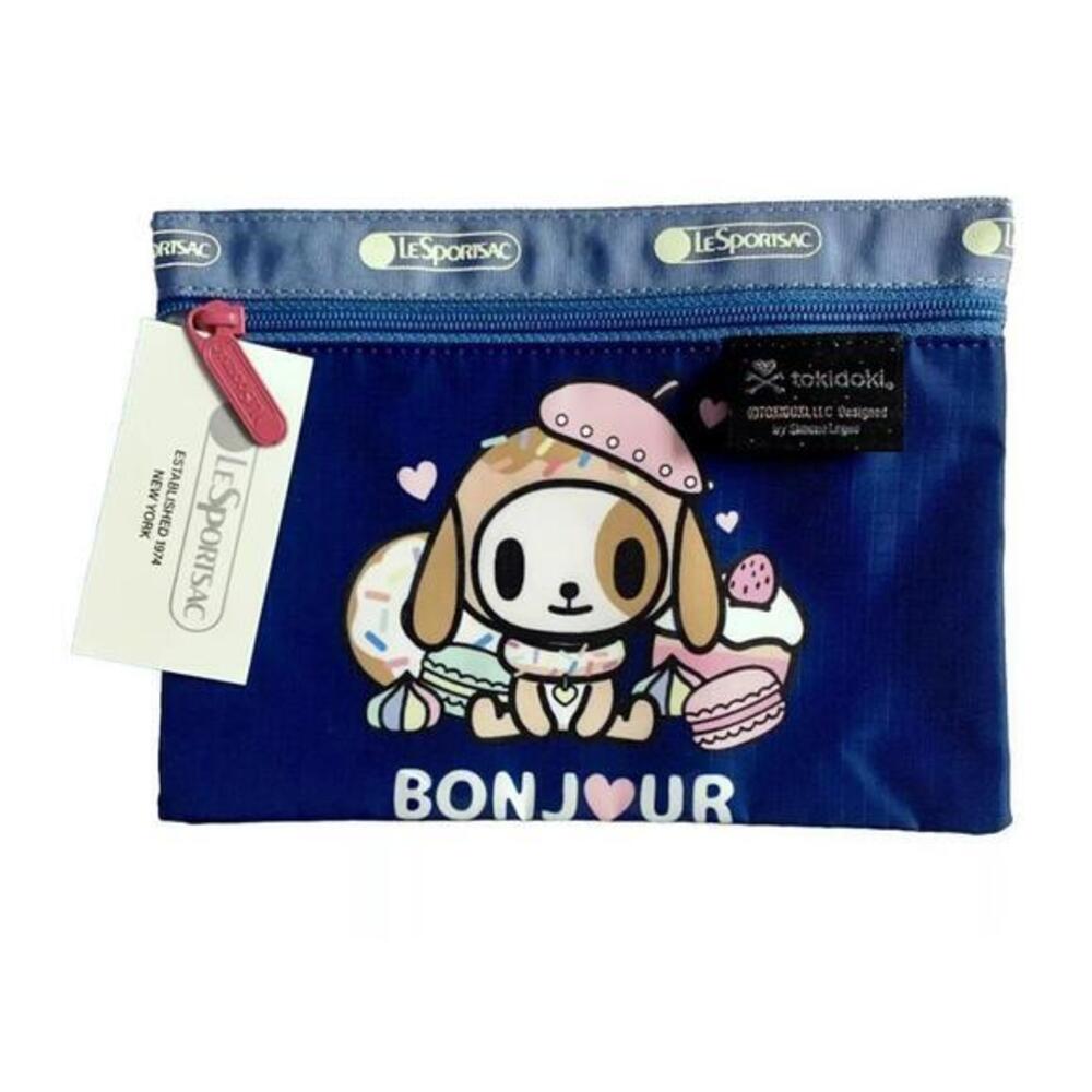Lesportsac x Tokidoki Donutino Dog Medium Pouch, Unicorno Bonjour